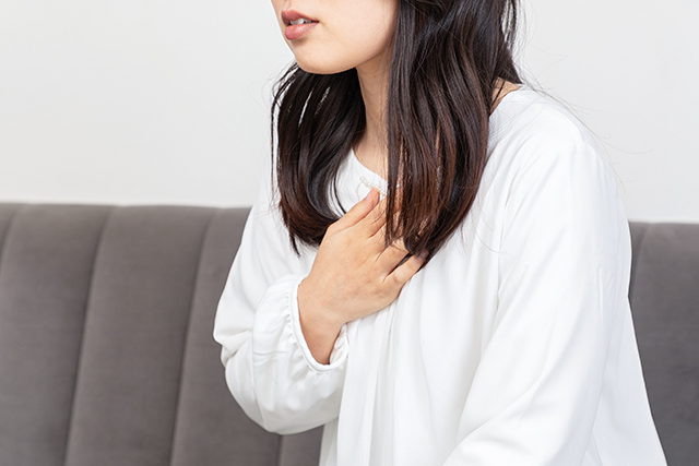 息苦しい・疲れやすい